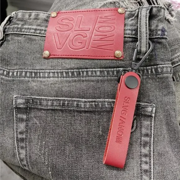 Anom Denim Hate Me Slim Fit Jeans Mens 32 Gray Wash Distressed Button Fly Street - Picture 4 of 10